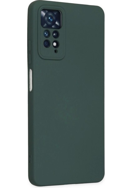 Xiaomi Redmi Note 11 Pro Kılıf Nano Içi Kadife Silikon - Koyu Yeşil modelleri