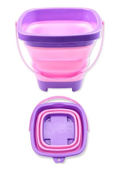 Toy Taşınabilir Katlanabilir Silikon Kova (Yurt Dışından)