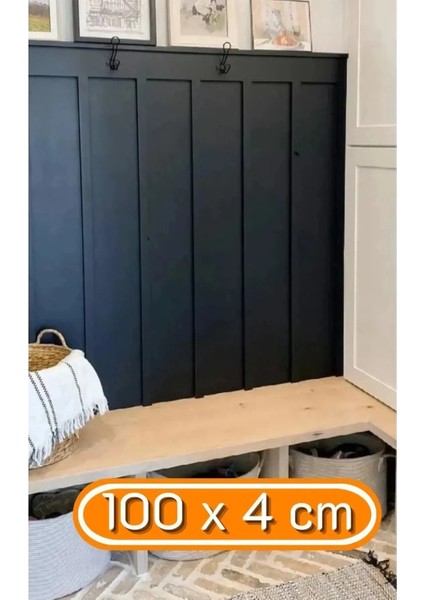 Iskandinav Duvar Çıtası (5 Adet) Çocuk Odası Dekorasyonu Boyanabilir Duvar Çıtası