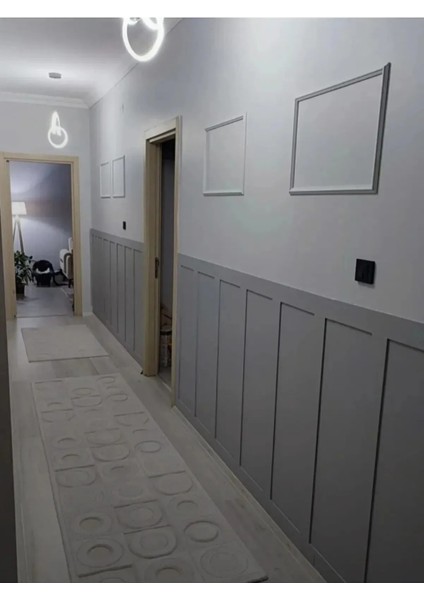 Iskandinav Duvar Çıtası (5 Adet) Çocuk Odası Dekorasyonu Boyanabilir Duvar Çıtası