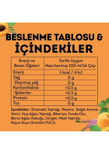 Slim Plus Kayısılı Bardak Poşet Çay 20 x 1.8g Üçlü Set modelleri