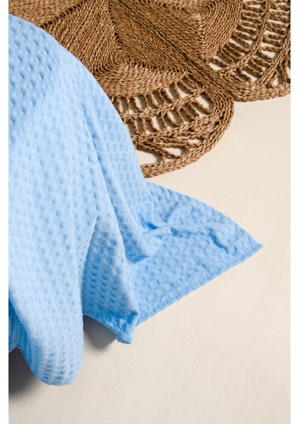 Viva %100 Pamuk Mavi Pike 200X220 2602 fiyatları