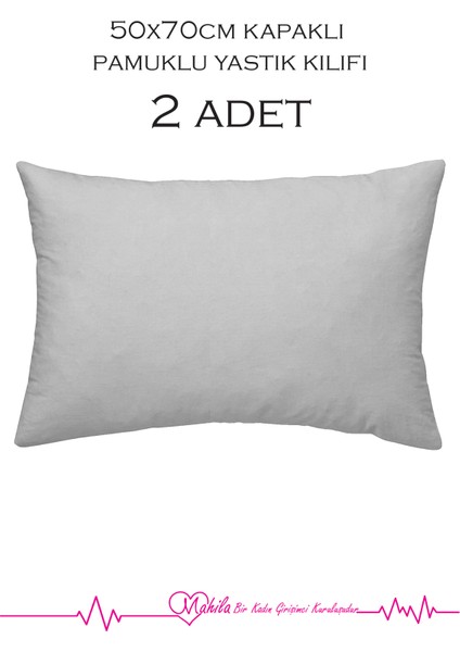 2 Adet | Lüks Pamuklu Yastık Kılıfı 50X70 Kapaklı Model, Pamuklu Yastık Kılıfı fiyatları