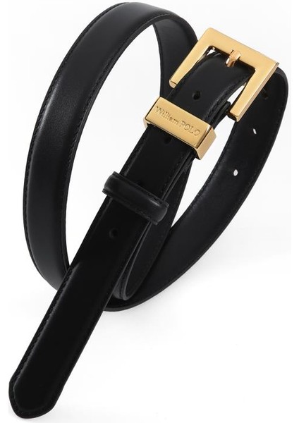 Williampolo Hakiki Deri Gold Toka Kadın Kemer modelleri