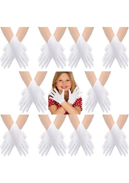 Bfs Beyaz Renk Likralı 23 Nisan 29 Ekim 19 Mayıs Gösteri Bando Eldiveni 10 Çift ( 20 Adet ) fiyatları