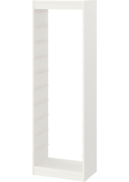 Trofast Saklama Ünitesi Iskeleti 46X30X145 cm Beyaz Dayanıklı Çocuk Oyuncak Dolabı