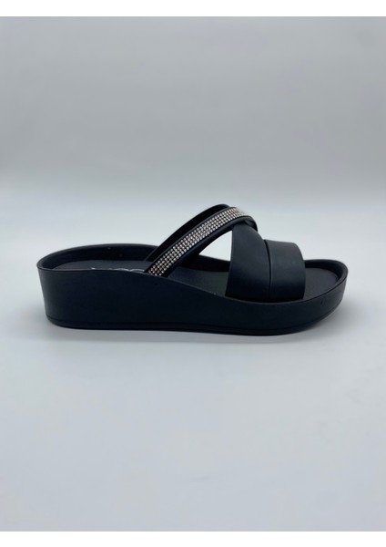 1400-184 Şeritli Taşlı Ortopedik Kadın Ev Terliği fiyatları