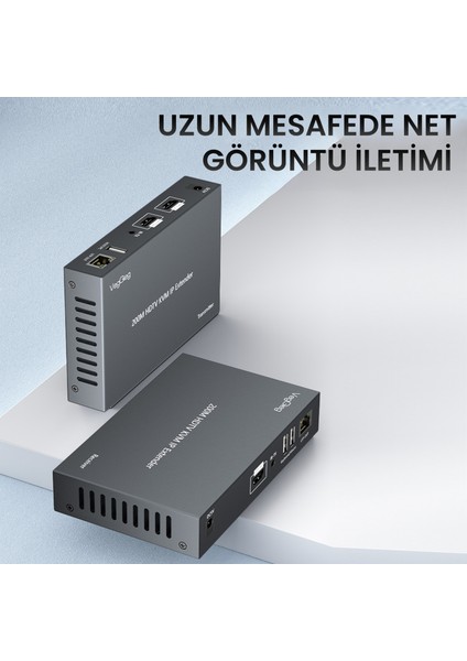 1080P Full Hd 60Hz HDMI Kvm Ip Extender 200 Metre CAT5E/6 HDMI Menzil Genişletici Uzatıcı fiyatları