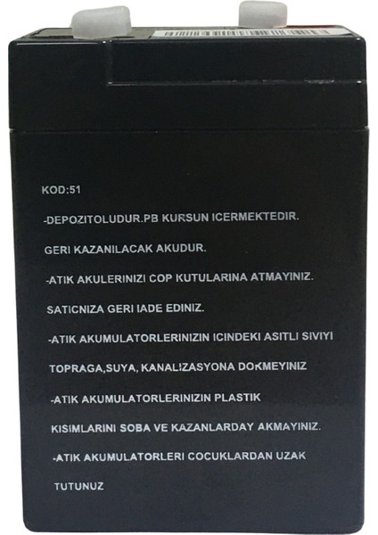 6V 4AH Akü Terazi Aküsü - Işıldak Aküsü modelleri