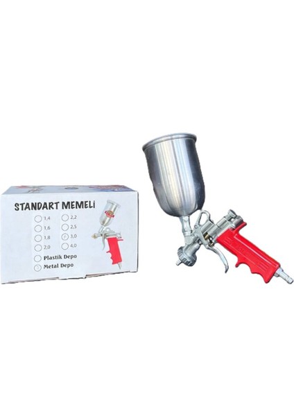 4 Numara Üstten Hazneli Metal Depolu Jelkot Tabancası