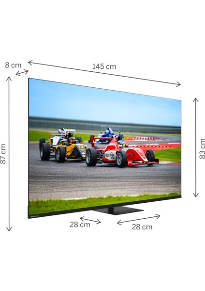 65QG7C14 65” 164 Ekran Uydu Alıcılı 4K Ultra Hd Google Smart QLED Pro TV fiyatları