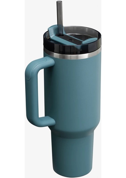 Kişiselleştirilebilir Quencher Pipetli Termos 1,18 L Koyu Mavi fiyatları