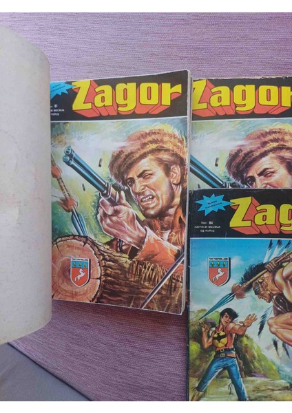 Zagor Cilt 21 sayi 81/82/83/84 4 Fasikul Kapakli Kapaklar Eksiksiz Sayfalar Temiz Eksiksiz ılk Fasikulde Arizali Kisimlar Vardi Kendim Cikartip Yerine Orjinal Fasikul Yerlestirdim