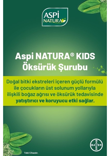 Aspi Natura Kids Şurubu 120 ml fırsatları