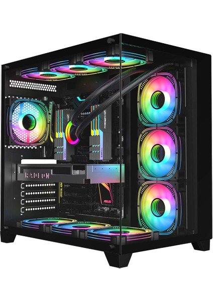 Sword X51 Ryzen 7 5700X 32GB Ram 1tb M.2 Nvme SSD 8gb RTX5060 Sıvı Soğutmalı 23.8" 180Hz Performans Masaüstü Oyuncu Bilgisayarı fiyatları