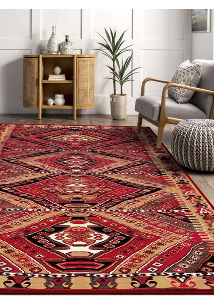 Vitage Eli Belinde Etnik Desen Eskitme Model Dokuma Taban Kilim fiyatları
