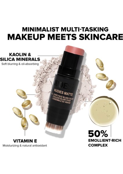 Nudies Blush Mat Allık Stick In The Nude 7gr fırsatları