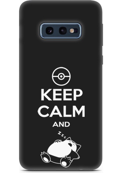 Samsung Galaxy S10E Uyumlu Minima 7 Darbe Önleyici Pokemon Sakin Uyku