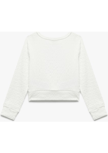 Uzun Kollu Bisiklet Yaka Crop Bluz fiyatları