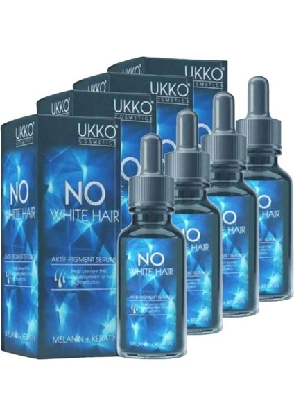 Nowhite Hair 4 Adet 50 ml Ölçeğinde Beyaz Saç Karşıtı Saç Serumu