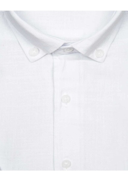 Kısa Kollu Yeşil Erkek Gömlek Bol Kesim Tam Pamuk fiyatları