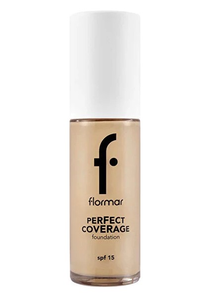 Perfect Coverage Yüksek Pigmentli & Yarı Parlak Bitişli SPF15 Fondöten - 102 Soft Beige - 30 gr