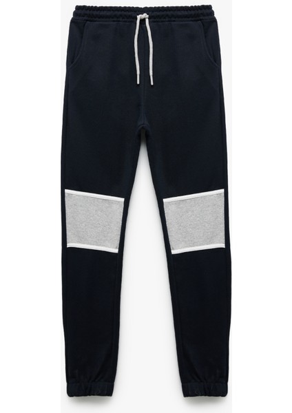 Beli Bağcıklı Cepli Şardonlu Jogger Eşofman Altı