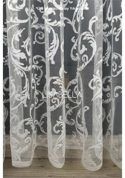 Valeria Dantel Örme Tülle Perde (1x3 Pile Dikişli ) Ütü Istemez. fiyatları