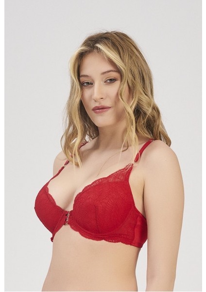 2207 Dantel Detaylı Destekli Sütyen