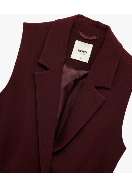 Astarlı Kruvaze Kolsuz Kemerli Uzun Yelek modelleri