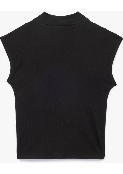 Kolsuz Pamuklu Dik Yaka Tişört fiyatları