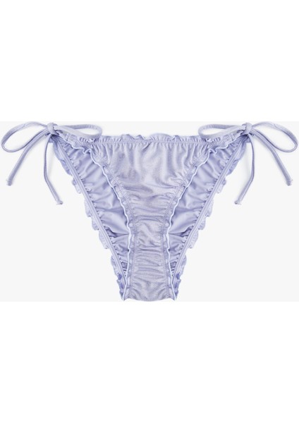 Bağlamalı Fırfırlı Bikini Altı