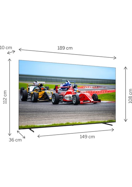 85QG7S14 85” 215 Ekran Uydu Alıcılı 4K Ultra HD Google Smart QLED Pro TV fiyatları