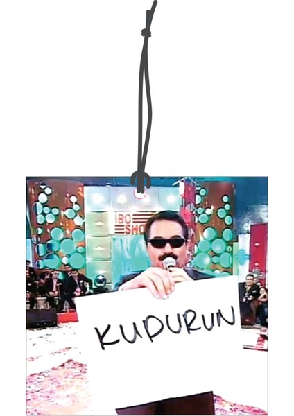 Bymeyla ibrahim Kudurun Görselli Çift Yönlü Dekoratif Oto Kokusu ve Oto Aksesuarı