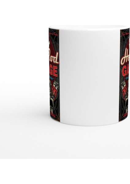 Hot-Rod Mekanik Temalı Retro Kupa Bardak modelleri