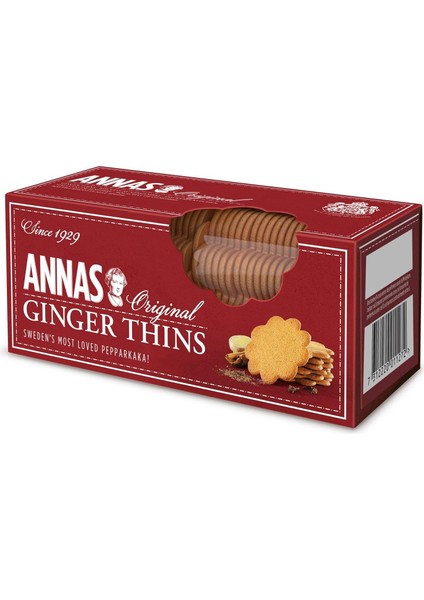 Annas Orginal Ginger Thins Zencefilli Bisküvi-Kurabiye 150 gr