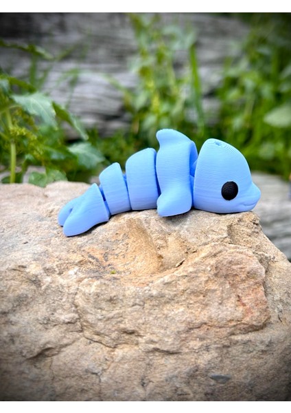 Yunus Oyuncak- Okyanusun Neşeli Yoldaşı! 🐬🌊✨ 3D Hareketli Organik Model - Orta Boy modelleri