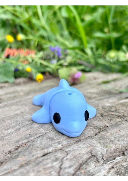 Yunus Oyuncak- Okyanusun Neşeli Yoldaşı! 🐬🌊✨ 3D Hareketli Organik Model - Orta Boy indirimleri