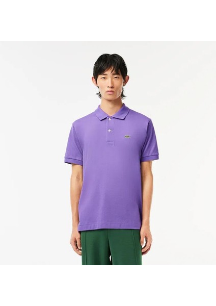 L.12.12 Erkek Slim Fit Lila Polo modelleri