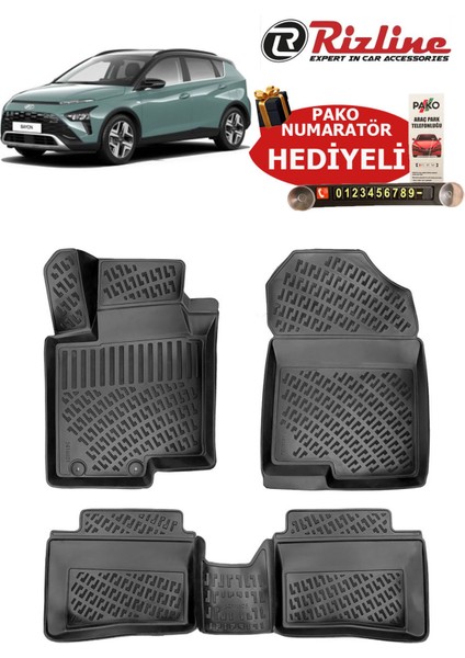 Hyundai Bayon 2021 Sonrası Havuzlu Paspas