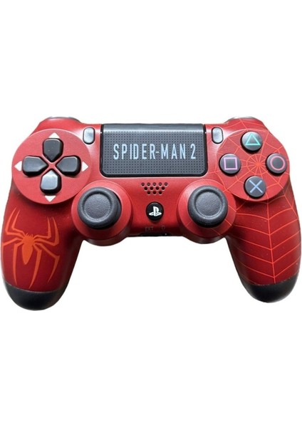 Dualshock 4 V2 Spider-Man 2 Edition Zct2 Kablosuz Ps4 Oyun Kolu