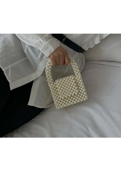 El Örmesi - İnci Şıklığıyla El Çantası - Günlük ,Özel Gün (Nikah,Düğün) fiyatları