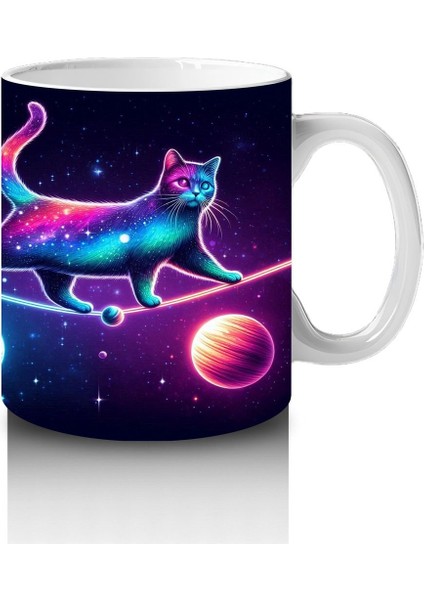 Çocuklara Sütü Sevdiren Yıldızlararası Kediler Kupa Bardak modelleri