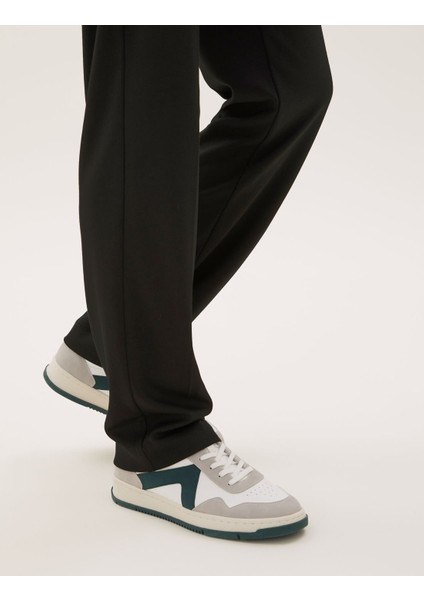 Straight Leg Örme Pantolon