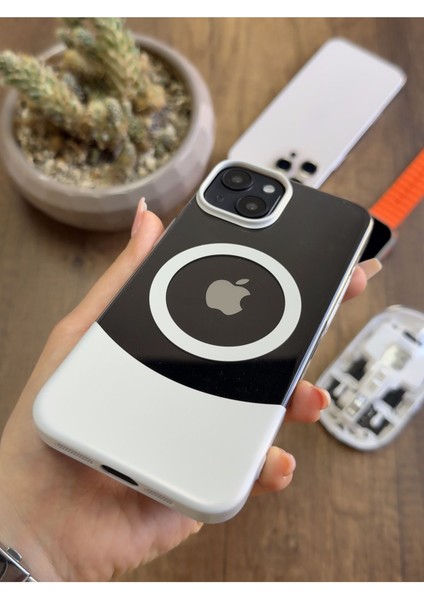 iPhone 13/14 Magsafe Uyumlu Mika Sararmaz Kılıf SOOCASE720 fırsatları