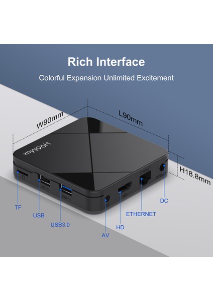 RK3518 4K Android 14.0 Tv Box 2GB+16GB Medya Oynatıcı Air Mouse Wifi6 Bt 5.4 Ethernet Sesli Komut fiyatları