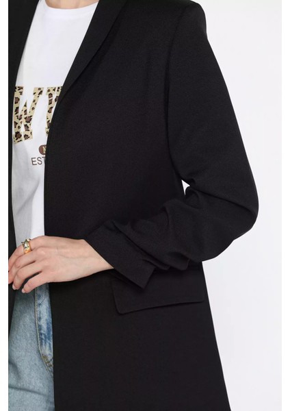 Kol Büzgülü Kadın Blazer Ceket P-00015578 fırsatları