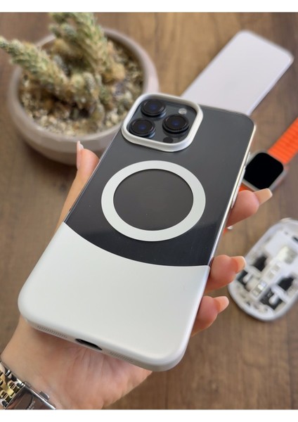 iPhone 16 Pro Max Magsafe Uyumlu Mika Sararmaz Kılıf SOOCASE720 fırsatları