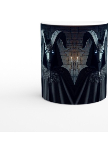 Oğlak Burcu Baskılı Kahve Kupası - Zodyak Maskeli Balo Vs2 fiyatları