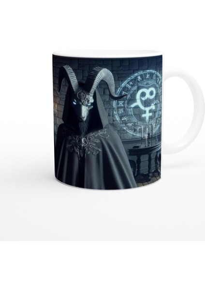 Oğlak Burcu Baskılı Kahve Kupası - Zodyak Maskeli Balo Vs2 modelleri